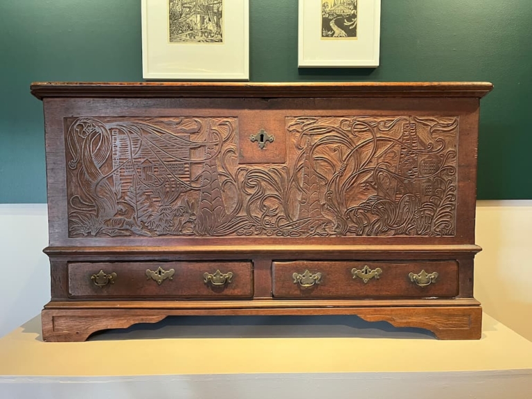 Spotlight Talk: Wharton Esherick’s Carved Blanket Chest – Wharton 