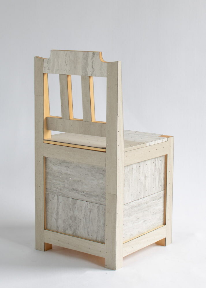 Cameron Lasson - Replica of an 18th Century Folk Chair in Stone - Image 3