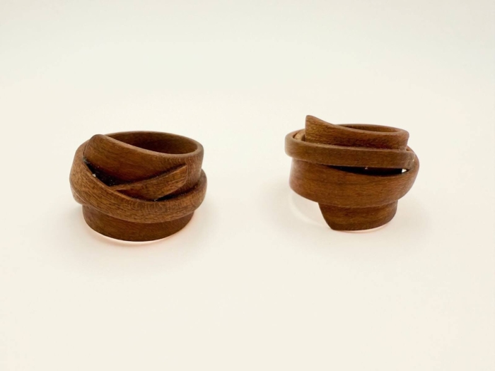 Rainy Lehrman - Spiral Ring - Cherry